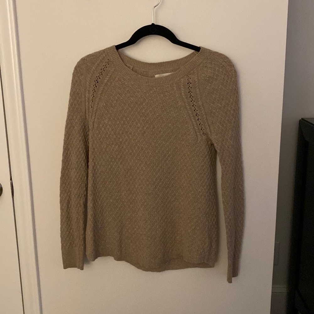 Loft Tan Small Sweater